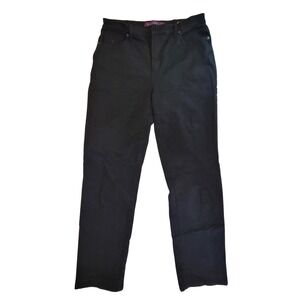 Women's Amanda Black Straight Leg Stretch Jeans Size 10